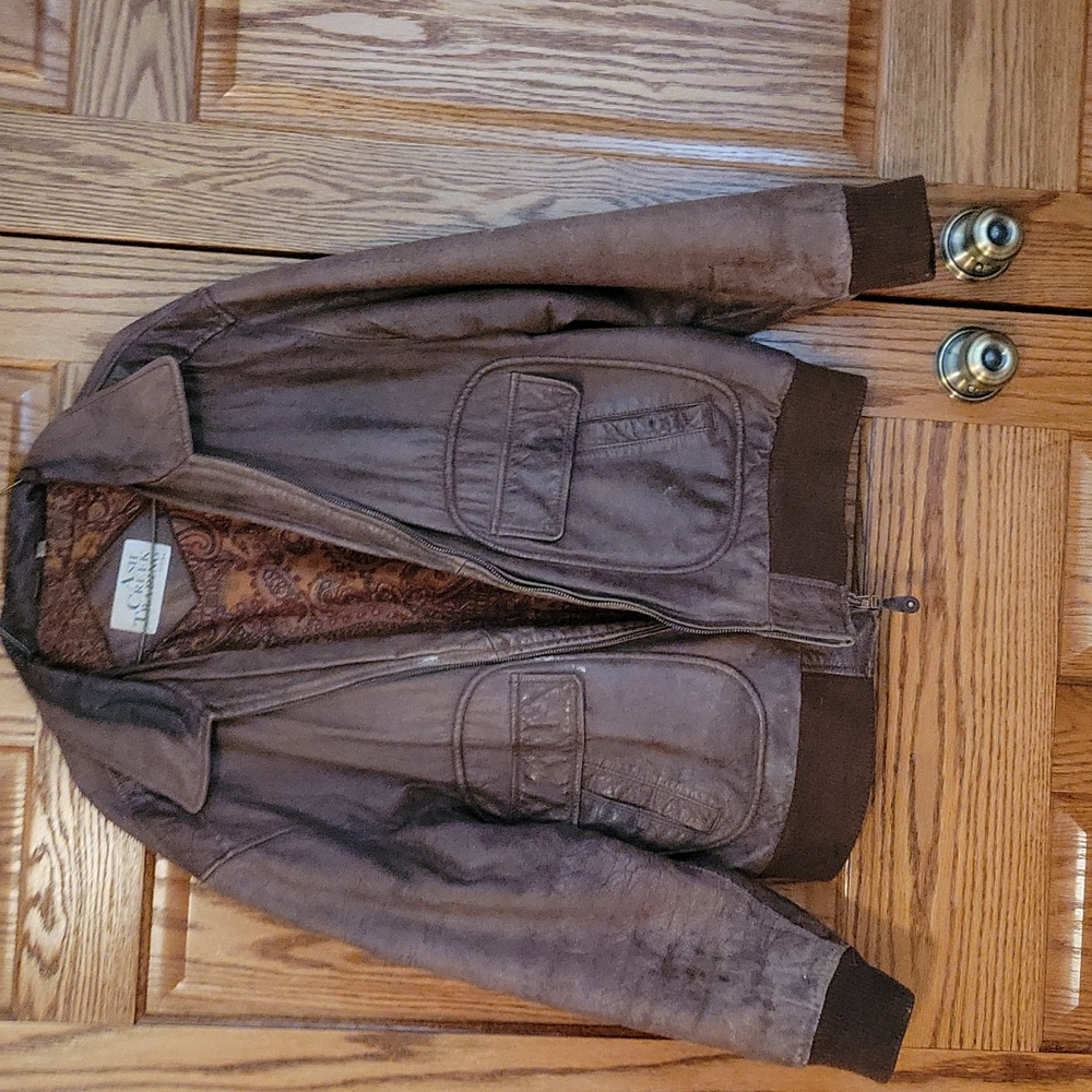 Men's leather jacket